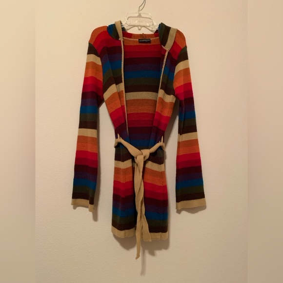 Rainbow Cardigan Hoodie - Picture 2 of 5